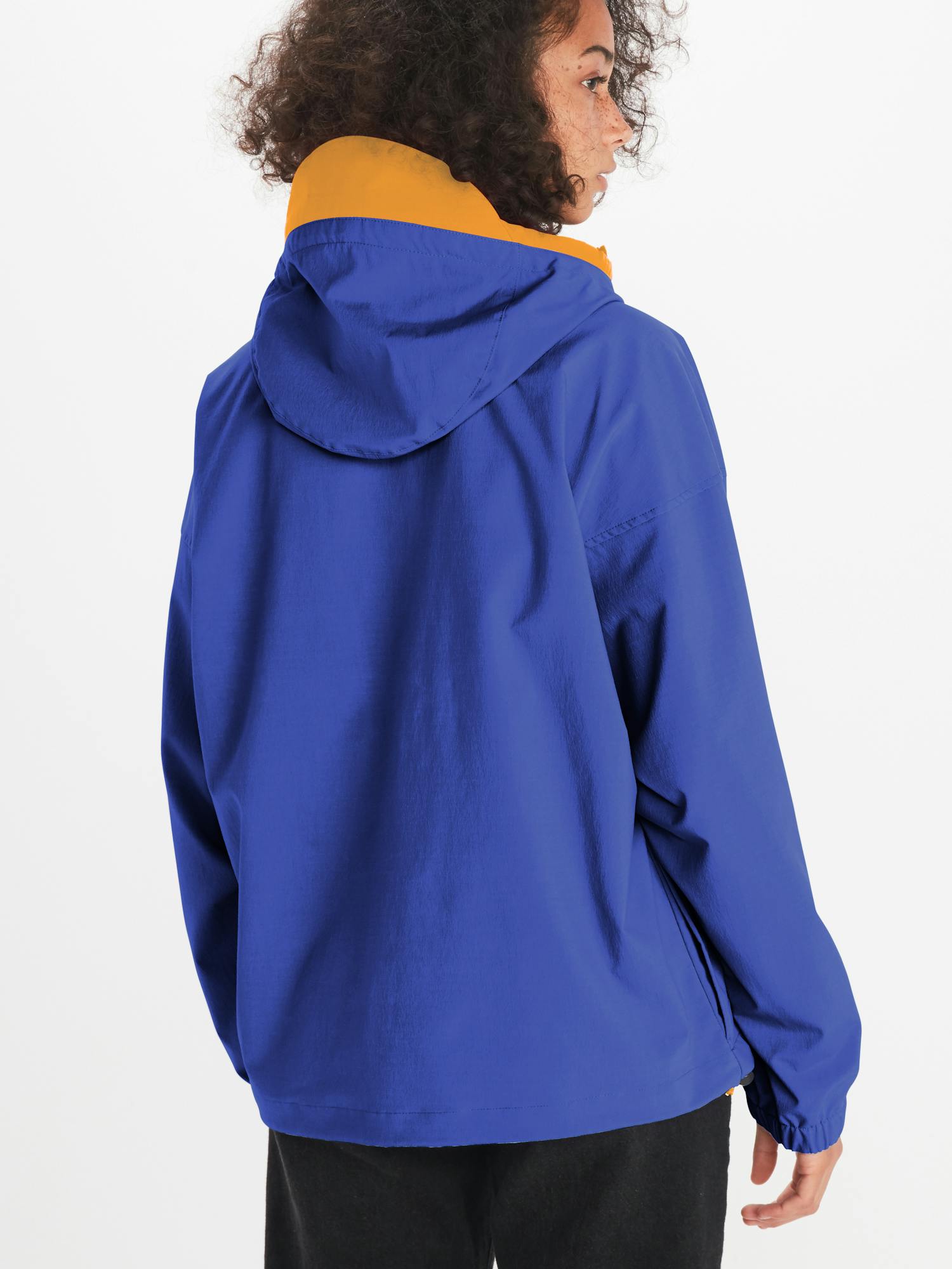 Marmot Women's '96 Active Anorak Jacket In Trail Blue/Golden Sun Size: Small