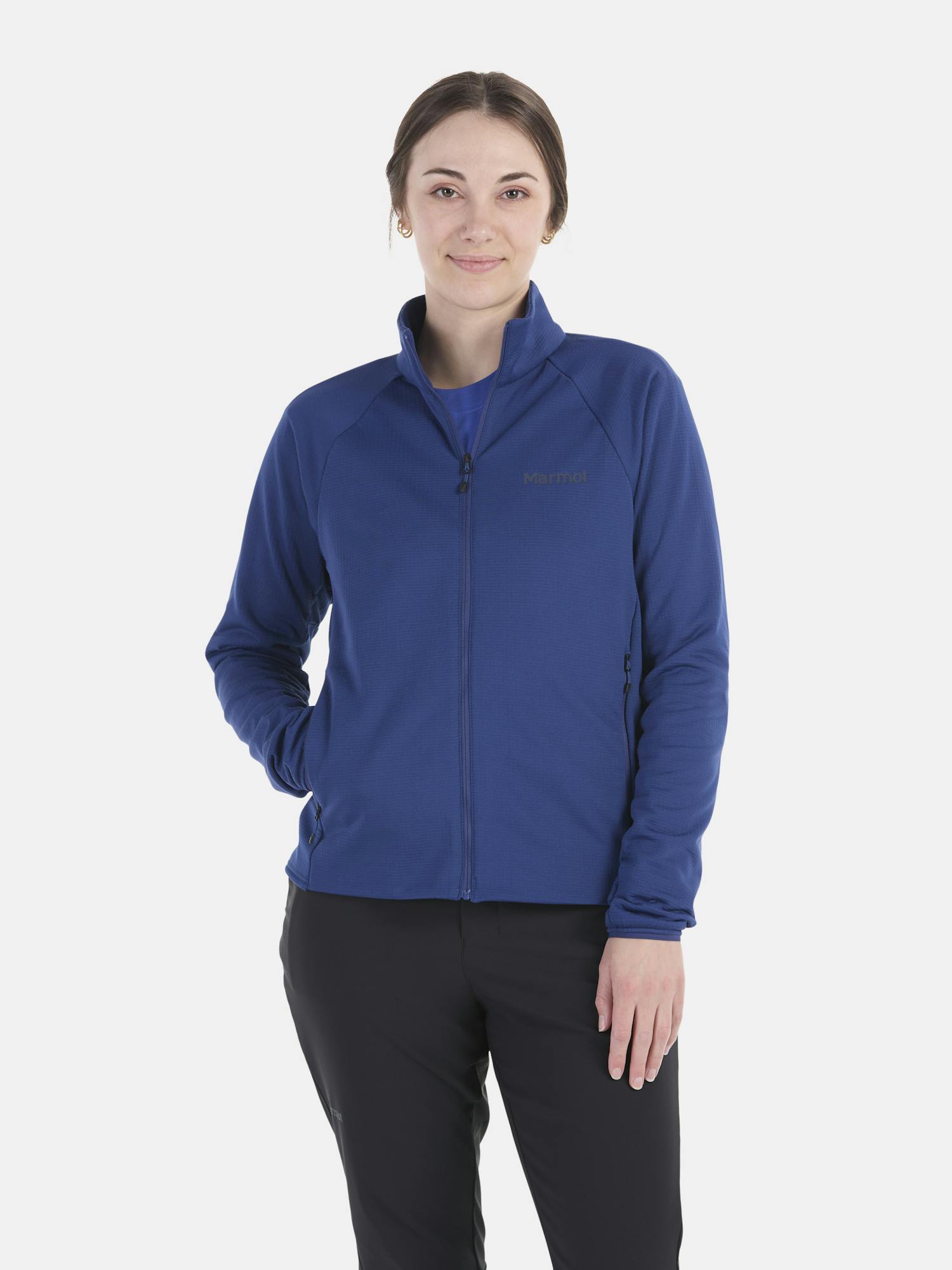 Marmot Women's Leconte Fleece Full-Zip Jacket In Twilight Blue Size: XL