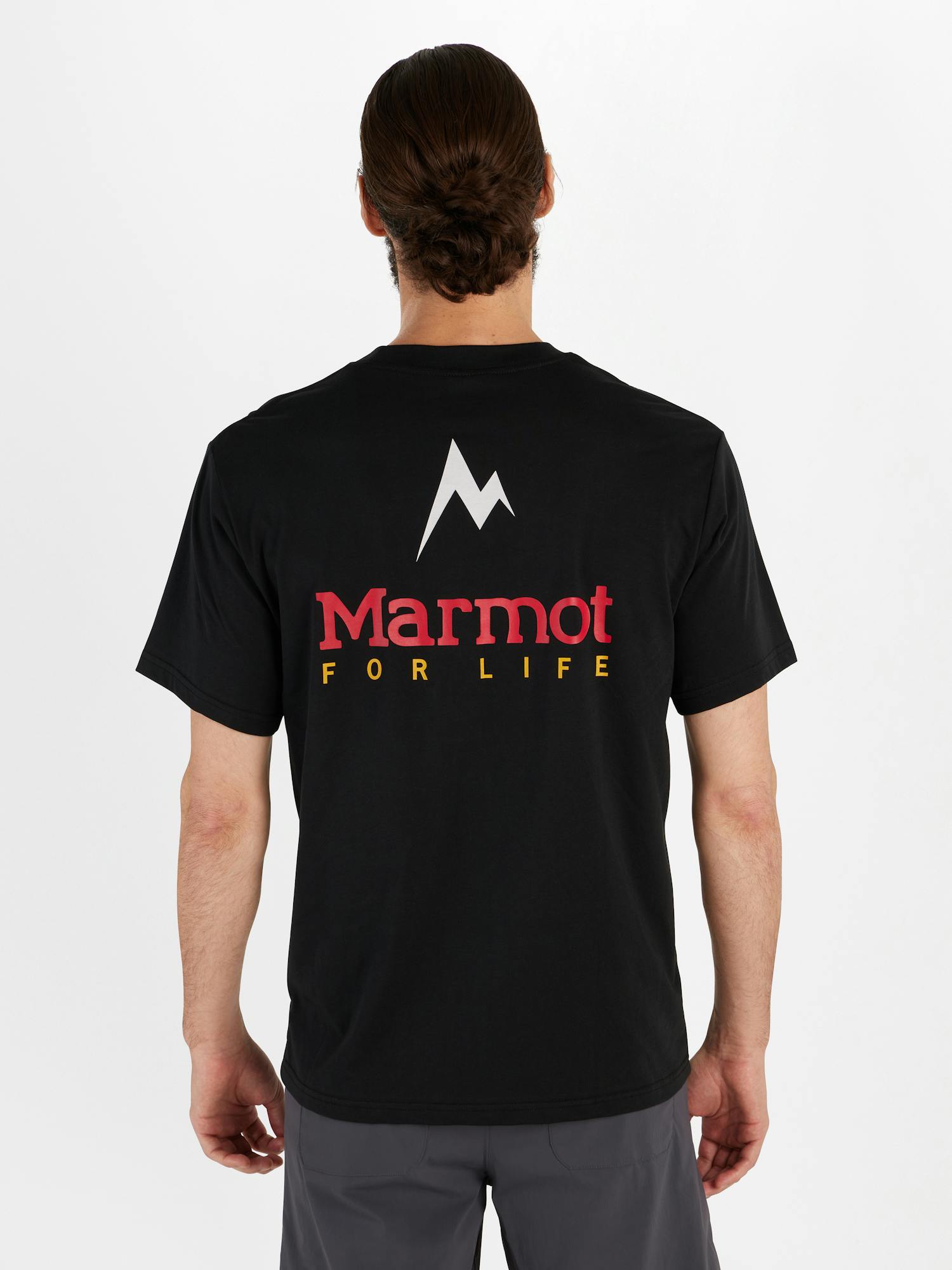 Men's Marmot For Life Short Sleeve T-Shirt In Black Size: Small