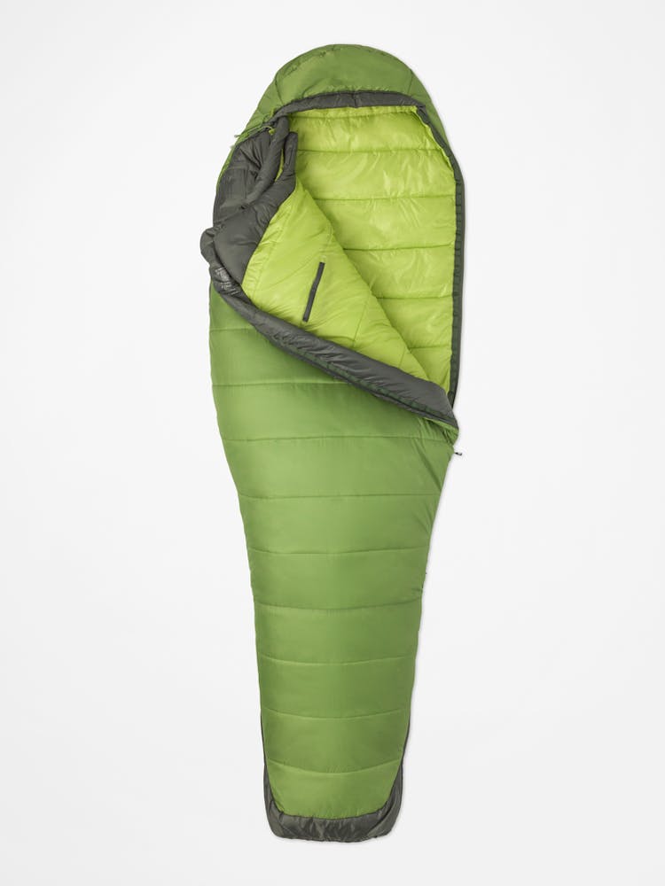 Marmot Women's Trestles Elite Eco 30° Sleeping Bag In Wheatgrass/Crocodile Size: Left Zipper