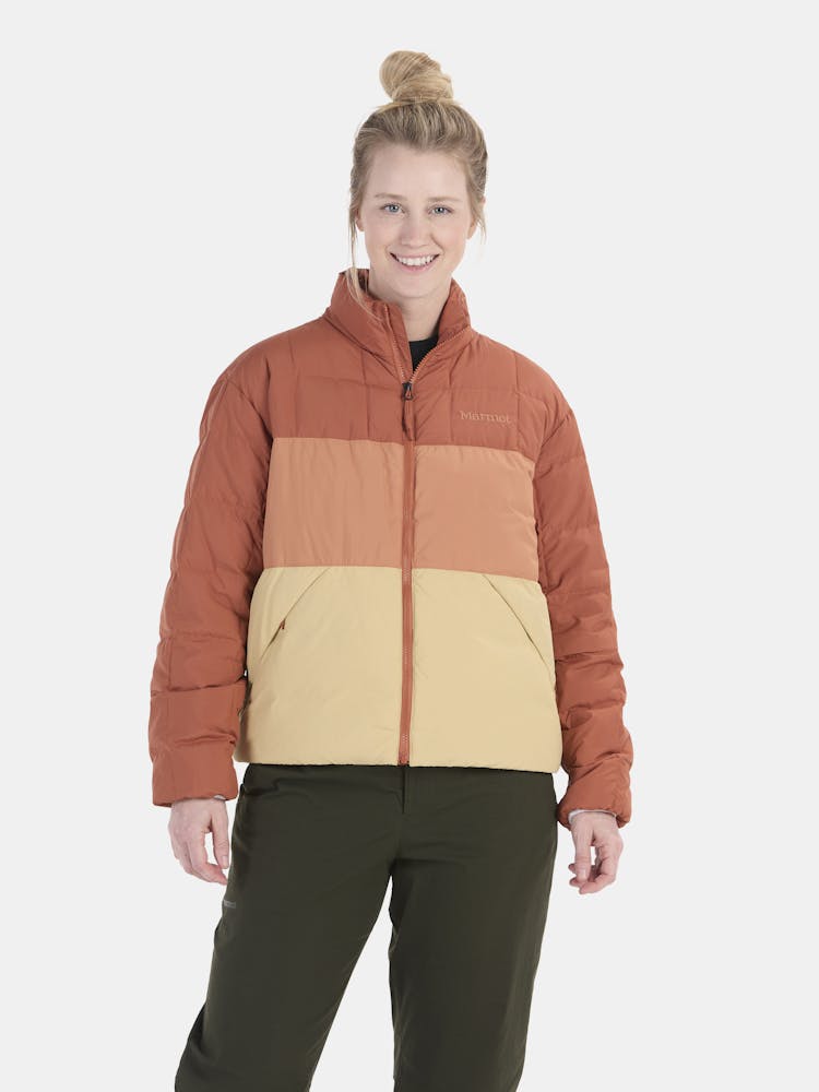 Marmot Women's Ares Jacket In Auburn/Sunburn/Light Oak Size: Large