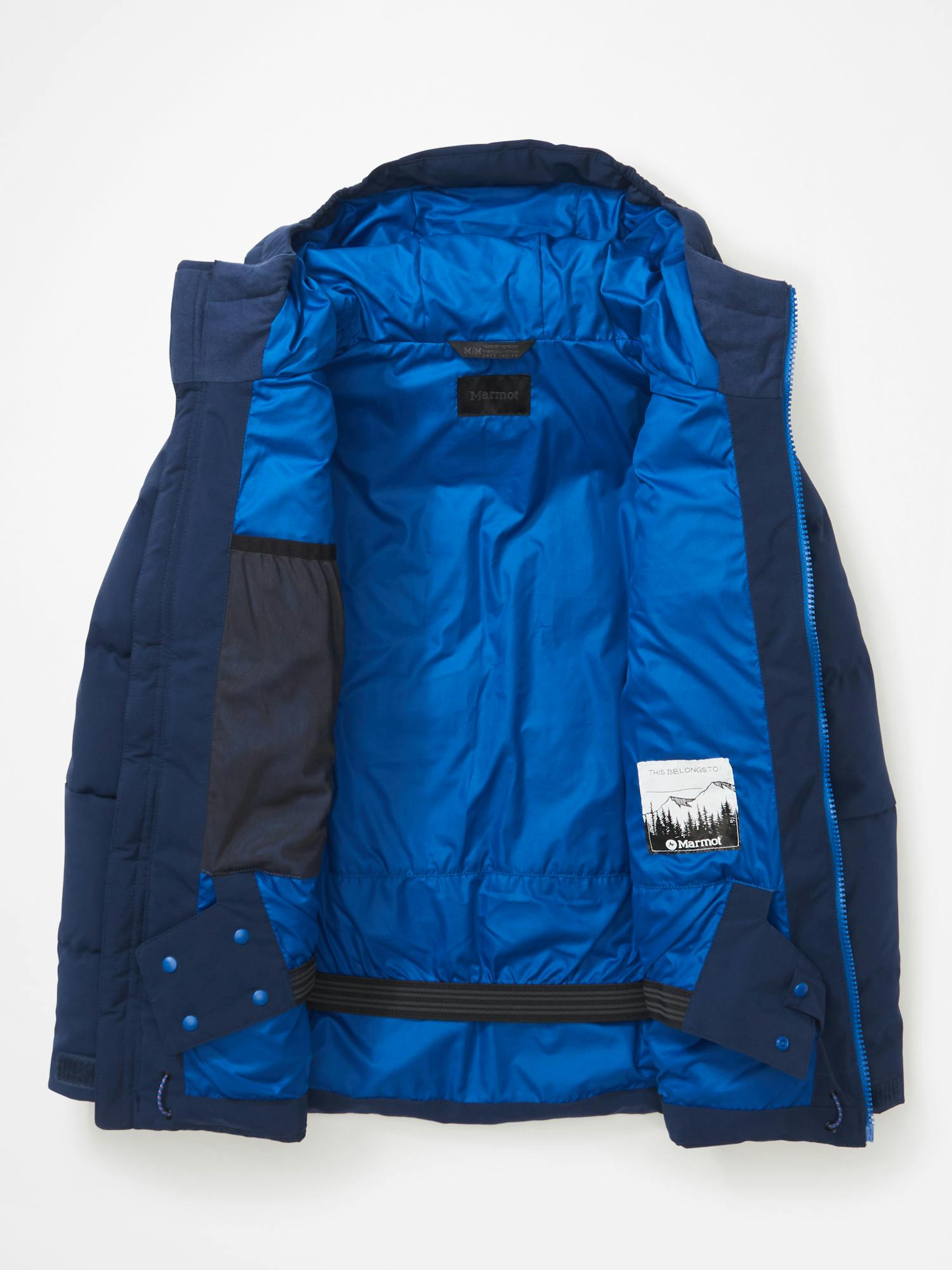 Marmot Kids' Polar Down Jacket In Arctic Navy Size: Medium