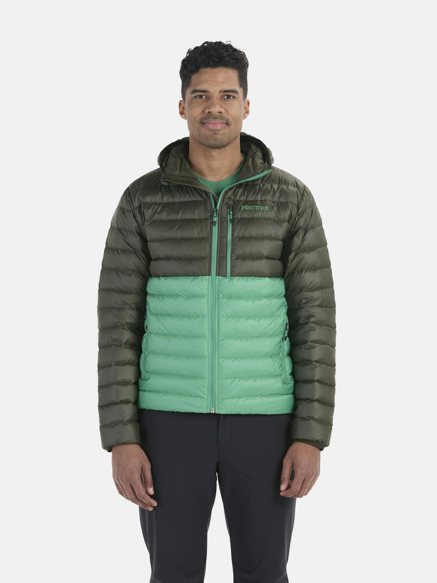 Marmot Men's Highlander Hoody In Rosin Green/Clover Size: Small