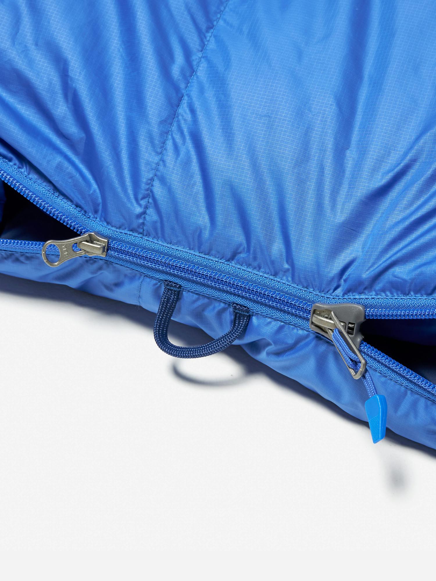 Marmot Lost Coast 15° Sleeping Bag - Short In Trail Blue/Twilight Blue Size: Left Zipper