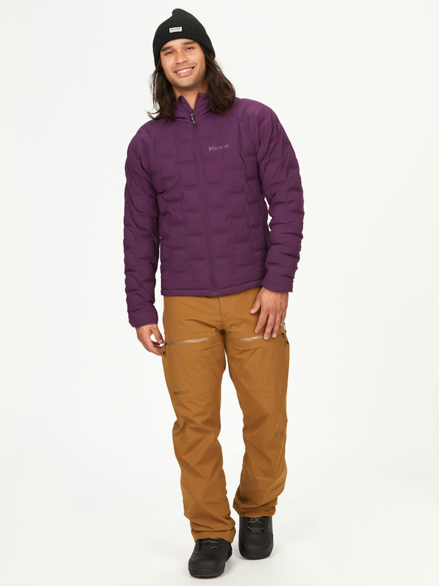 Marmot Men's WarmCube™ Active Novus Hoody In Purple Fig Size: 2XL