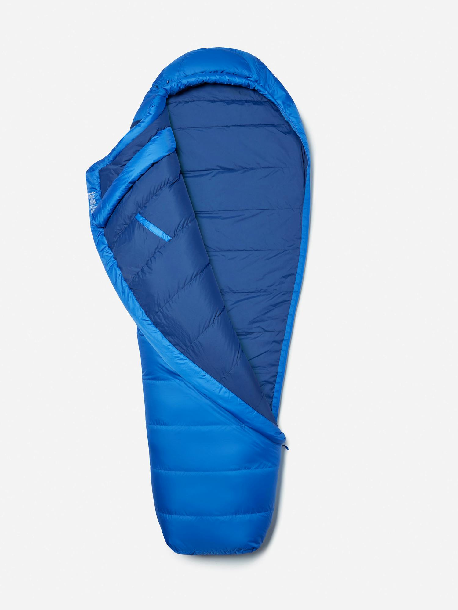 Marmot Lost Coast 15° Sleeping Bag - Short In Trail Blue/Twilight Blue Size: Left Zipper