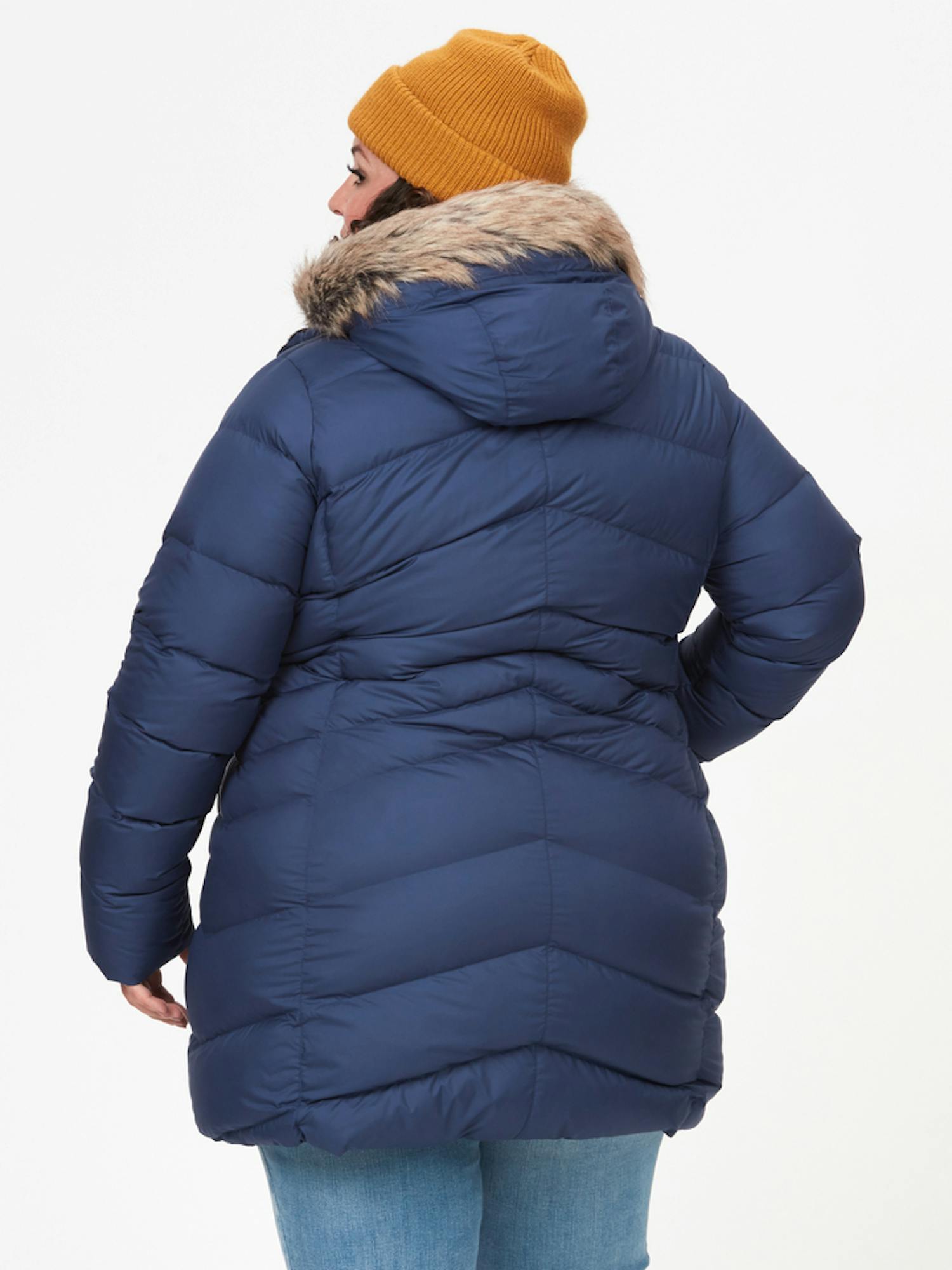 Marmot Women's Montreal Coat Plus (2023) In Arctic Navy Size: 2X