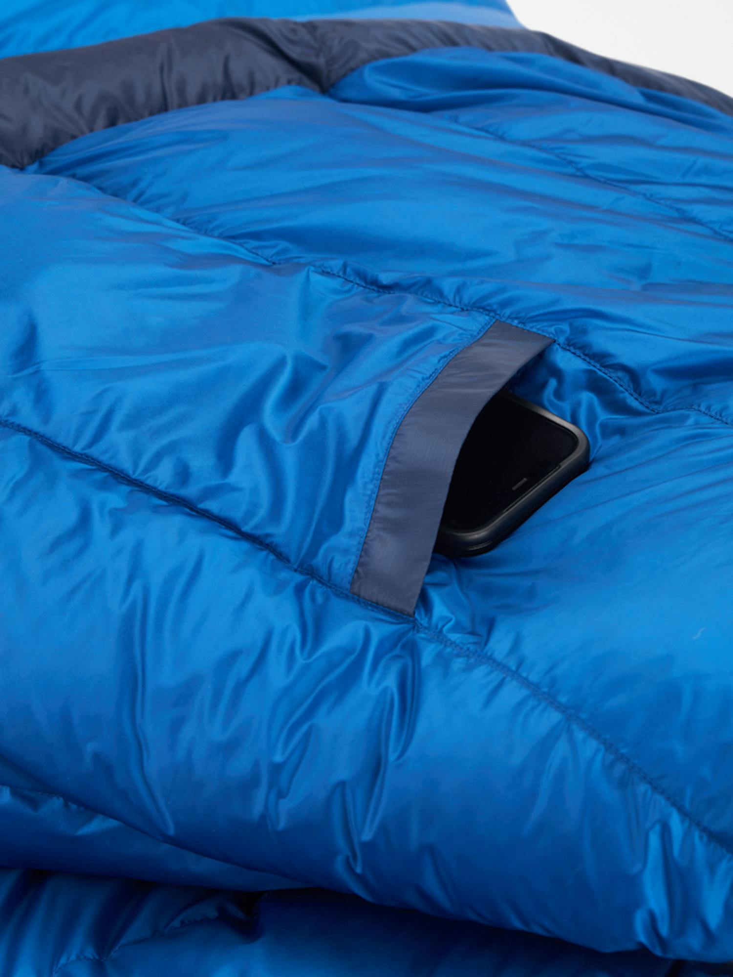 Marmot Helium 15° Sleeping Bag - Short In Arctic Navy/Dark Azure Size: Left Zipper