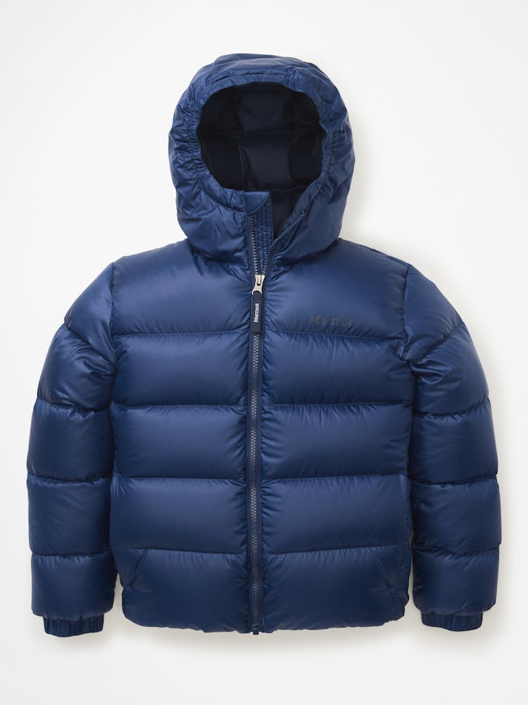 Marmot Kid's Guides Down Hoody In Arctic Navy Size: XS