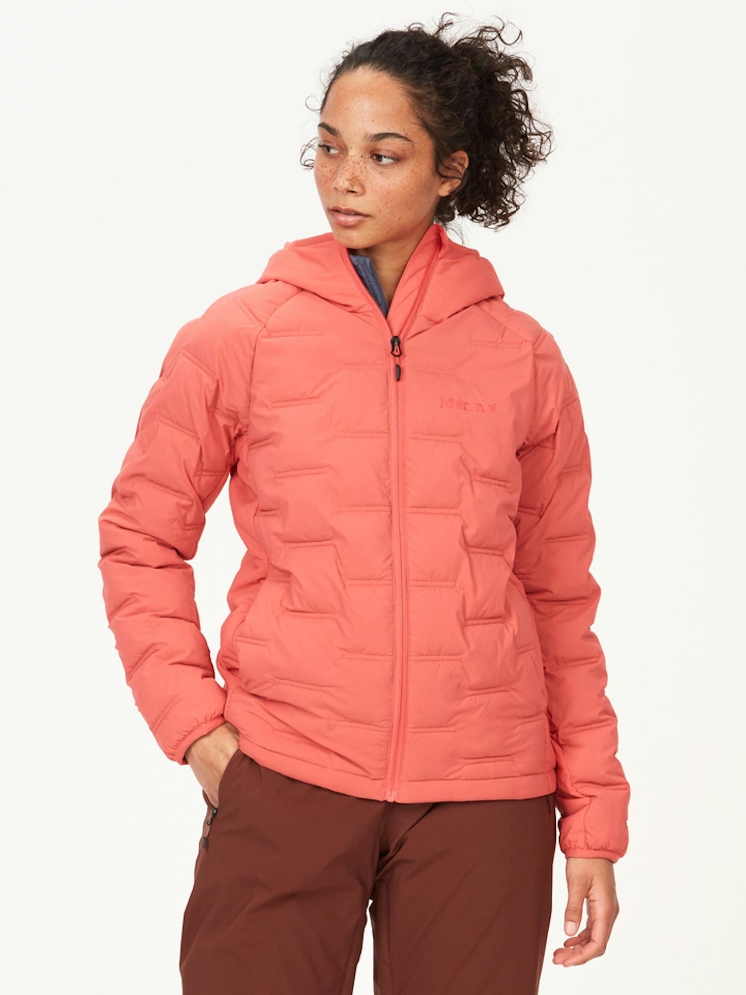 Marmot Women's WarmCube™ Active Novus Hoody In Grapefruit Size: XL