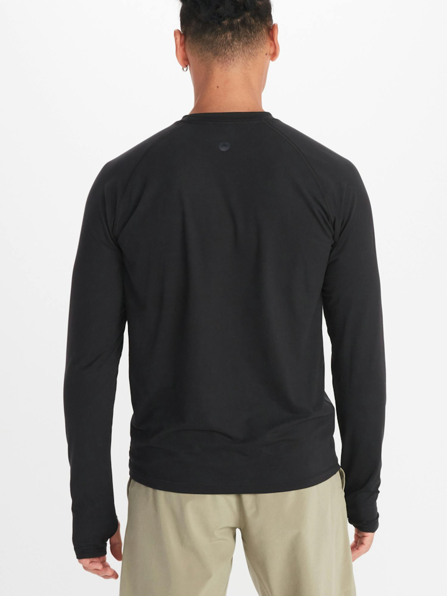 Marmot Men's Windridge UPF 50 Long-Sleeve T-Shirt In Black Size: Large