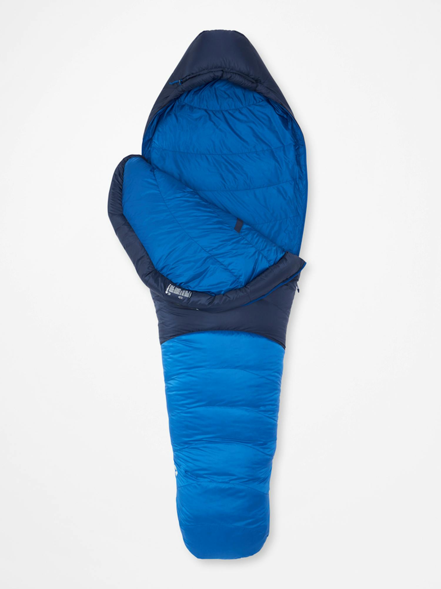 Marmot Helium 15° Sleeping Bag In Arctic Navy/Dark Azure Size: Left Zipper