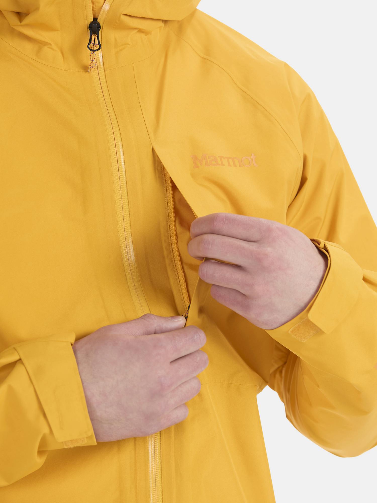 Marmot Waypoint Gore-Tex® Rain Jacket In Golden Sun Size: XL