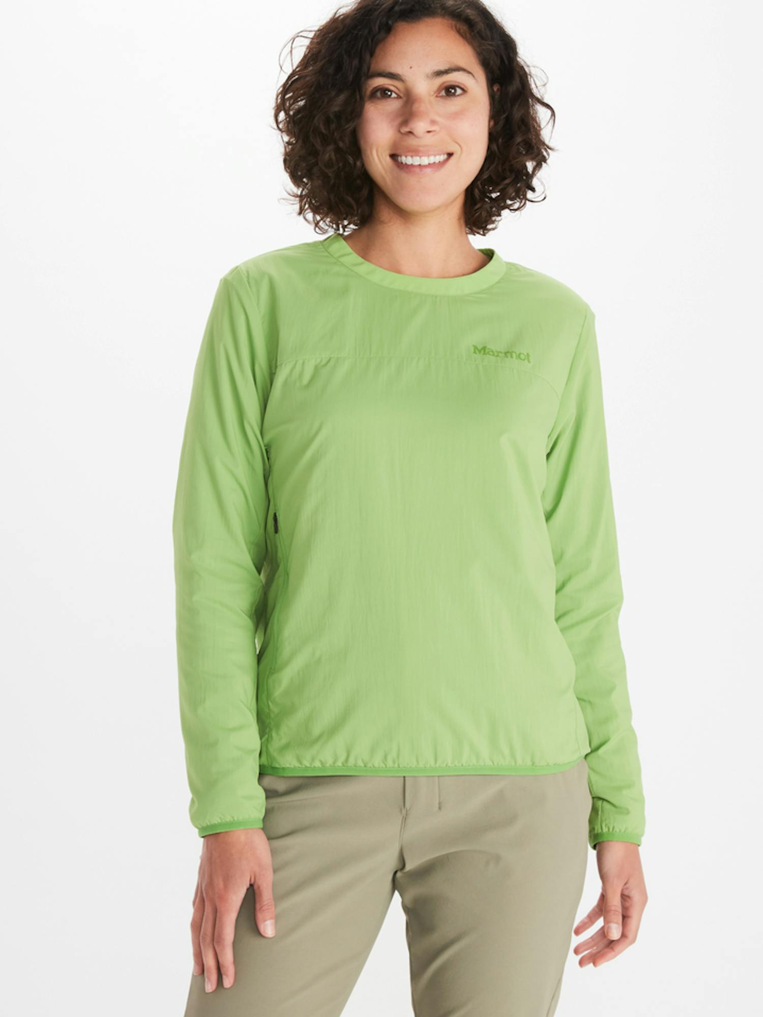 Marmot Women's Alt HB Pullover (2023) In Kiwi Size: Medium