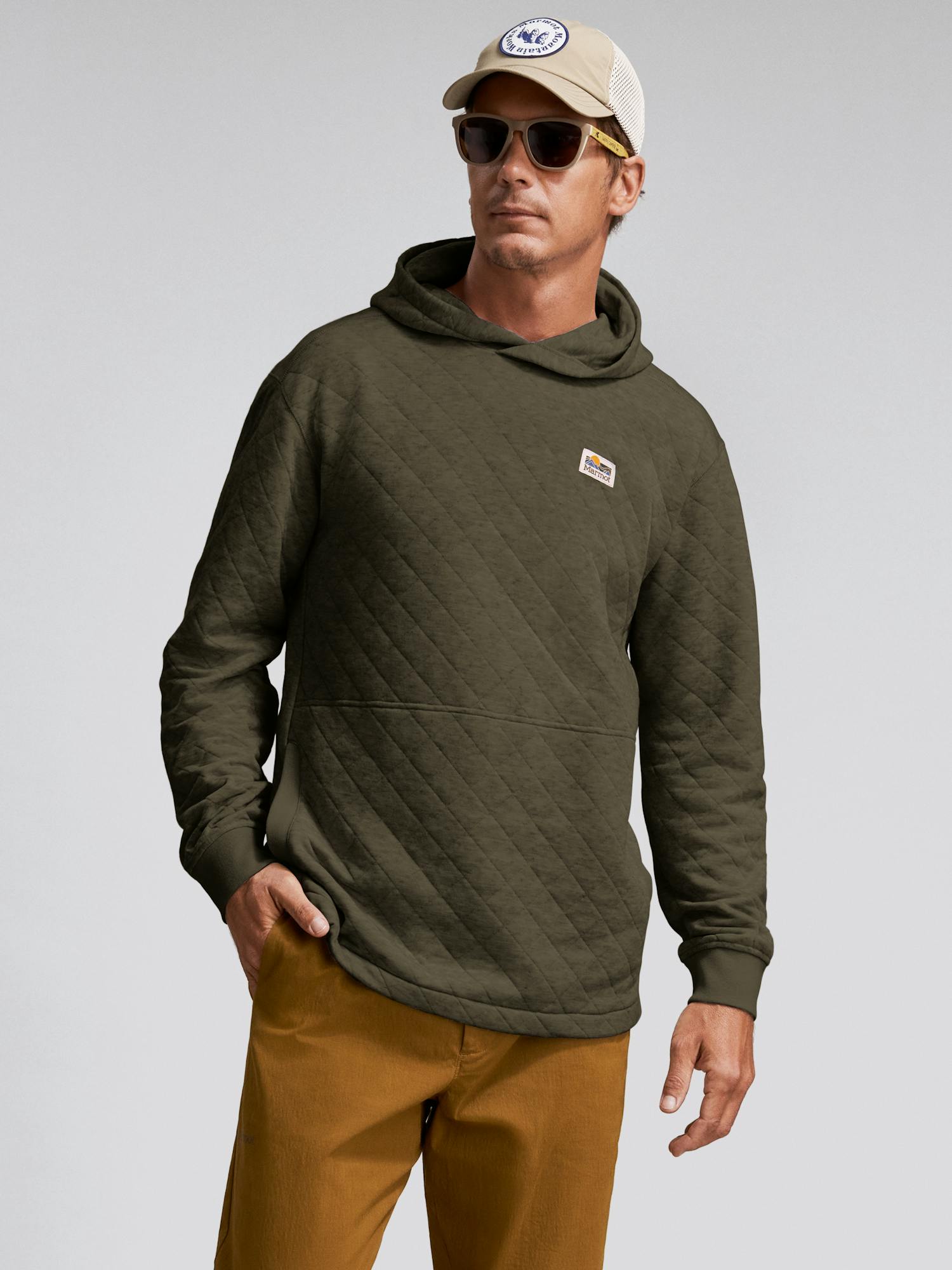 Marmot Men's Galen Hoody In Nori Heather Size: 2XL