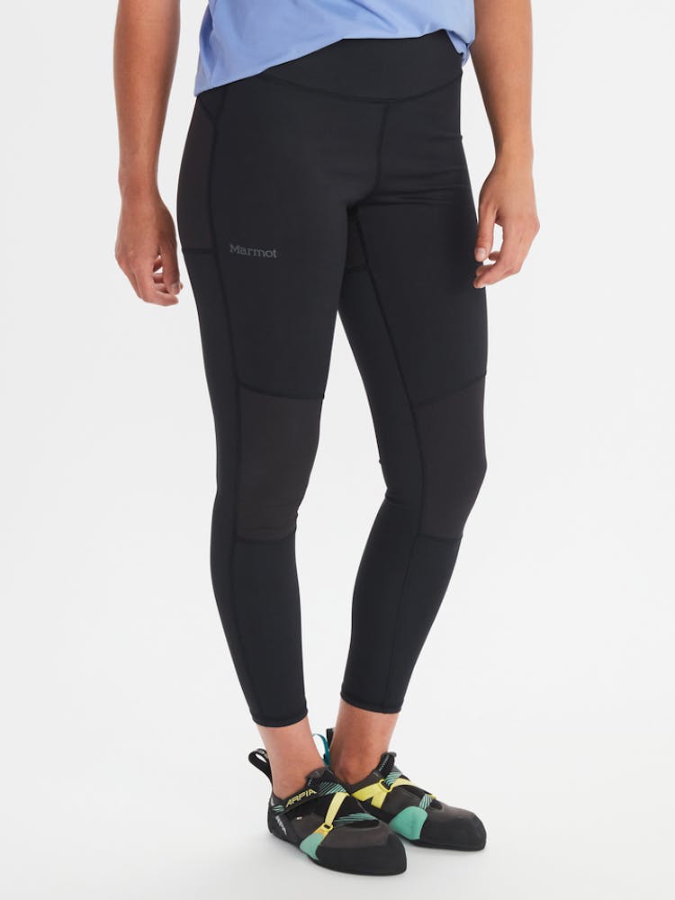 Marmot Women's Rock Haven UPF 50 Hybrid Tight In Black Size: Medium