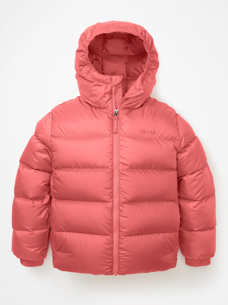 Marmot Kid's Guides Down Hoody In Grapefruit Size: Medium