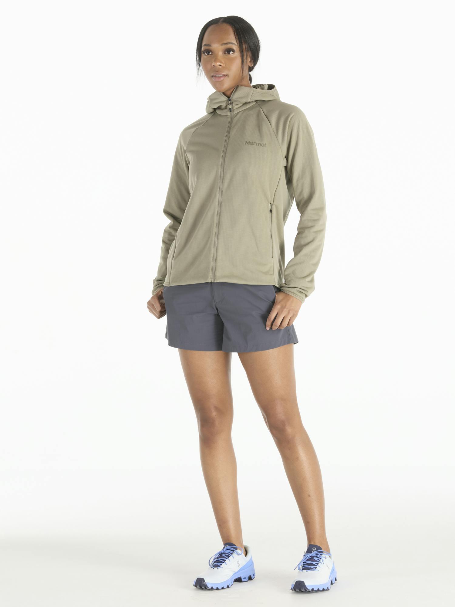 Marmot Women's Leconte Full-Zip Fleece Hoody In Vetiver Size: XS