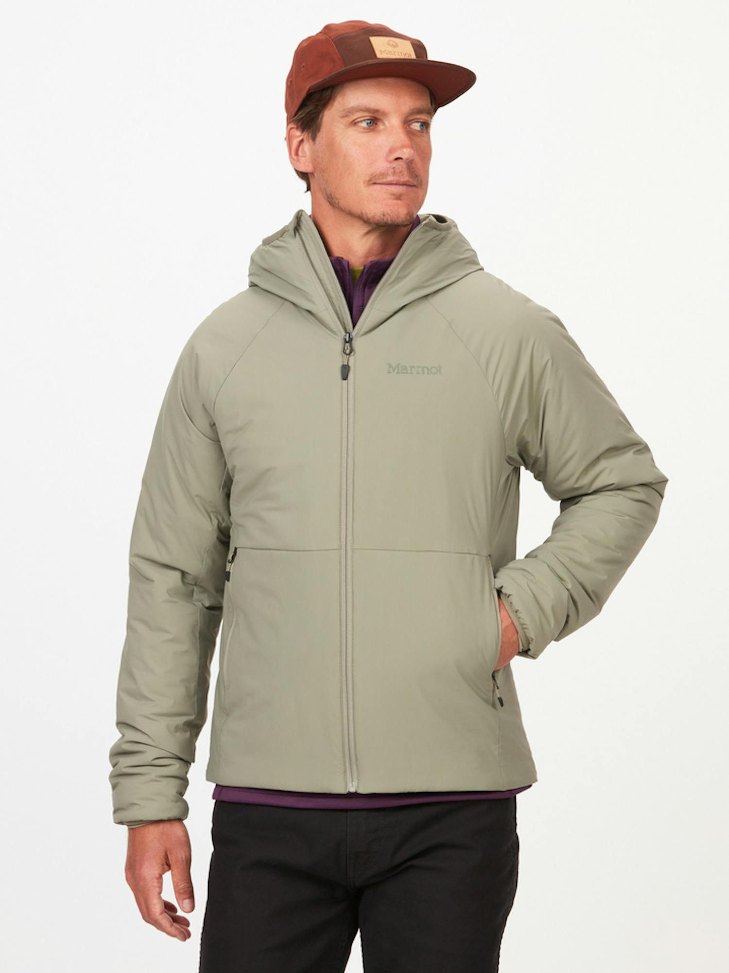 Marmot Men's Novus Hoody In Vetiver Size: Large