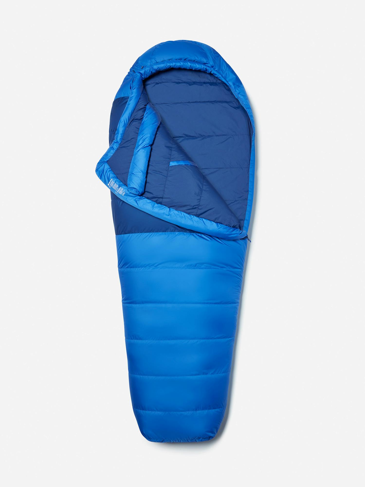 Marmot Lost Coast 15° Sleeping Bag - Short In Trail Blue/Twilight Blue Size: Left Zipper