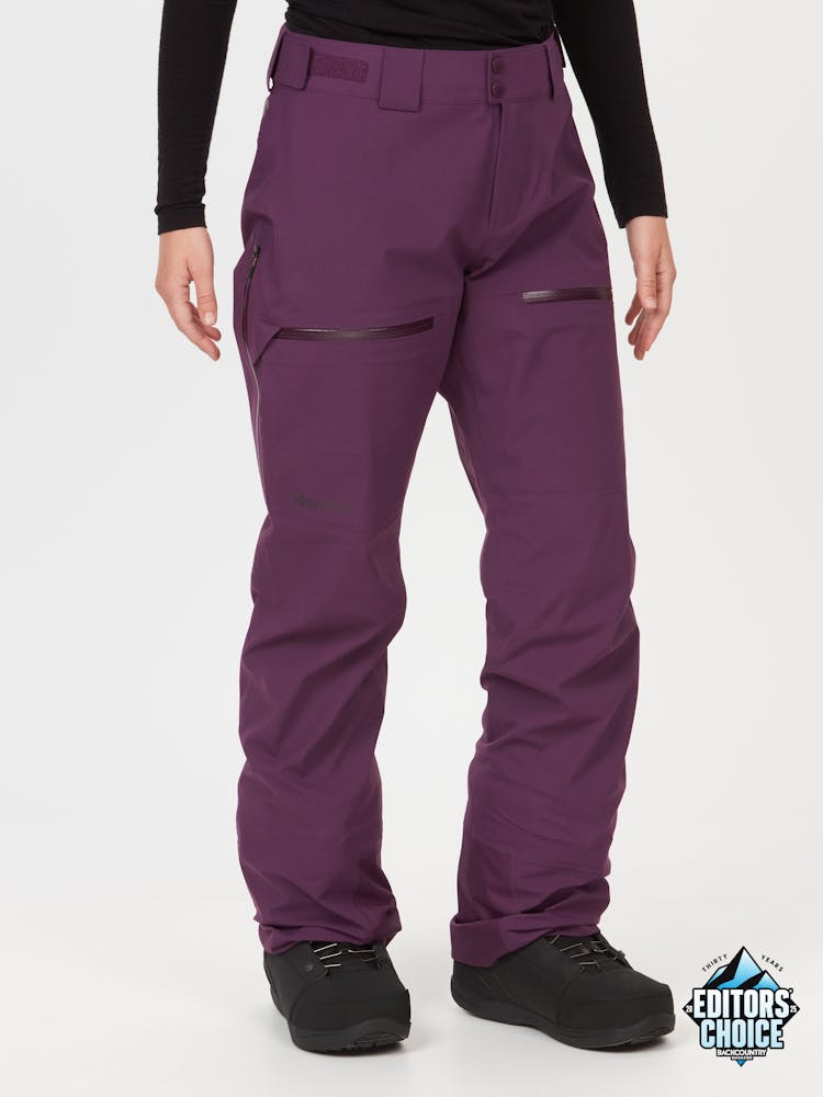 Marmot Women's GORE-TEX® Orion Pant In Purple Fig Size: Large