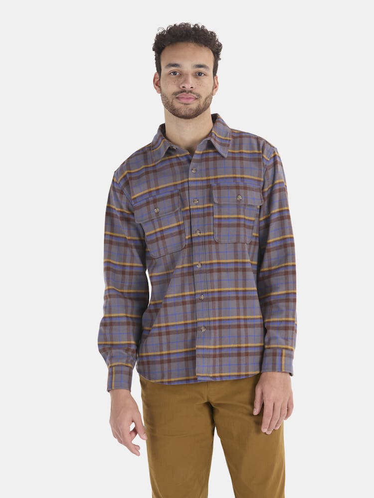 Marmot Men’s Doran Midweight Flannel Shirt In Dark Steel Size: Medium