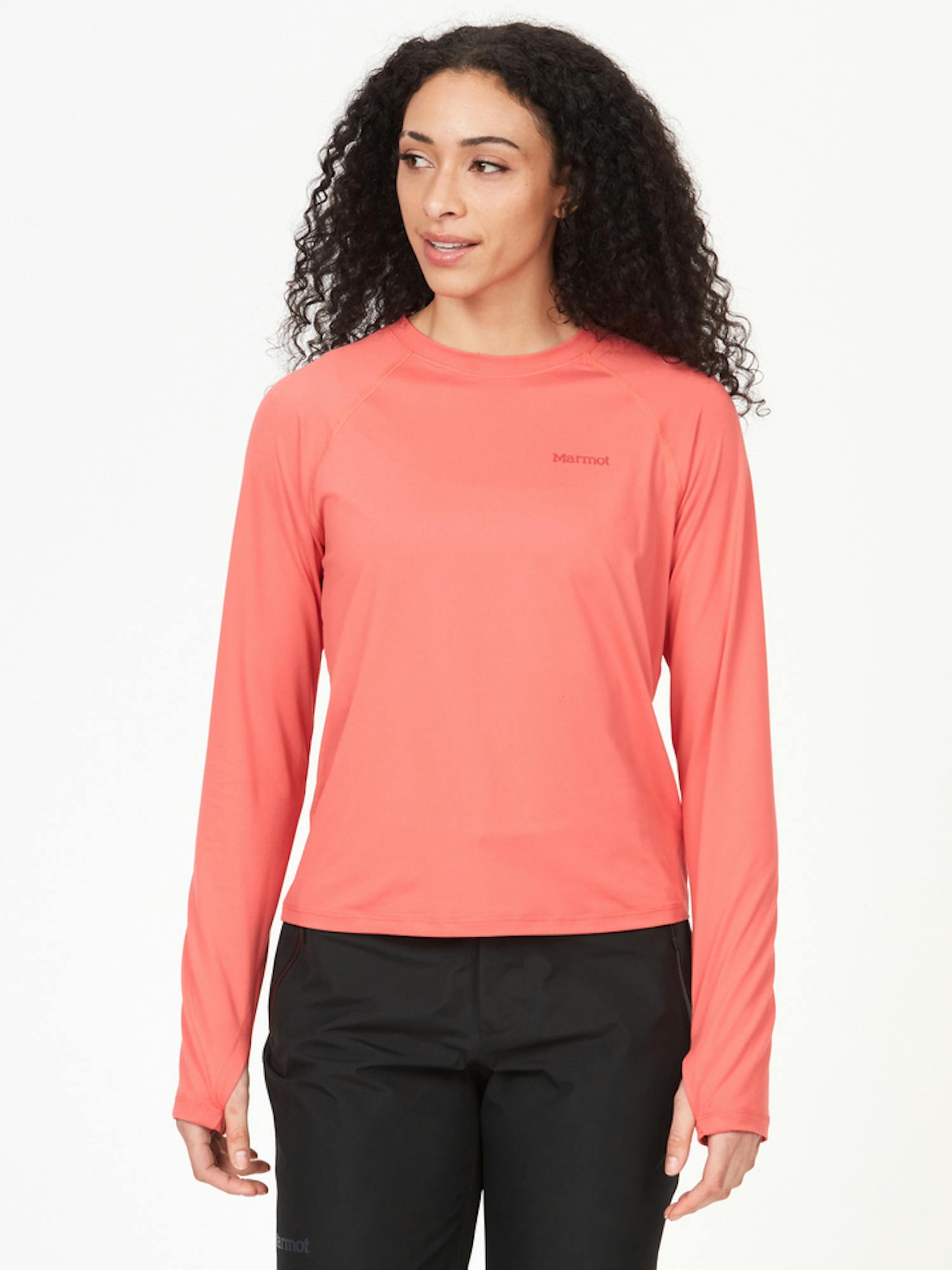 Marmot Women's Windridge UPF 50 Long-Sleeve Shirt In Grapefruit Size: XL