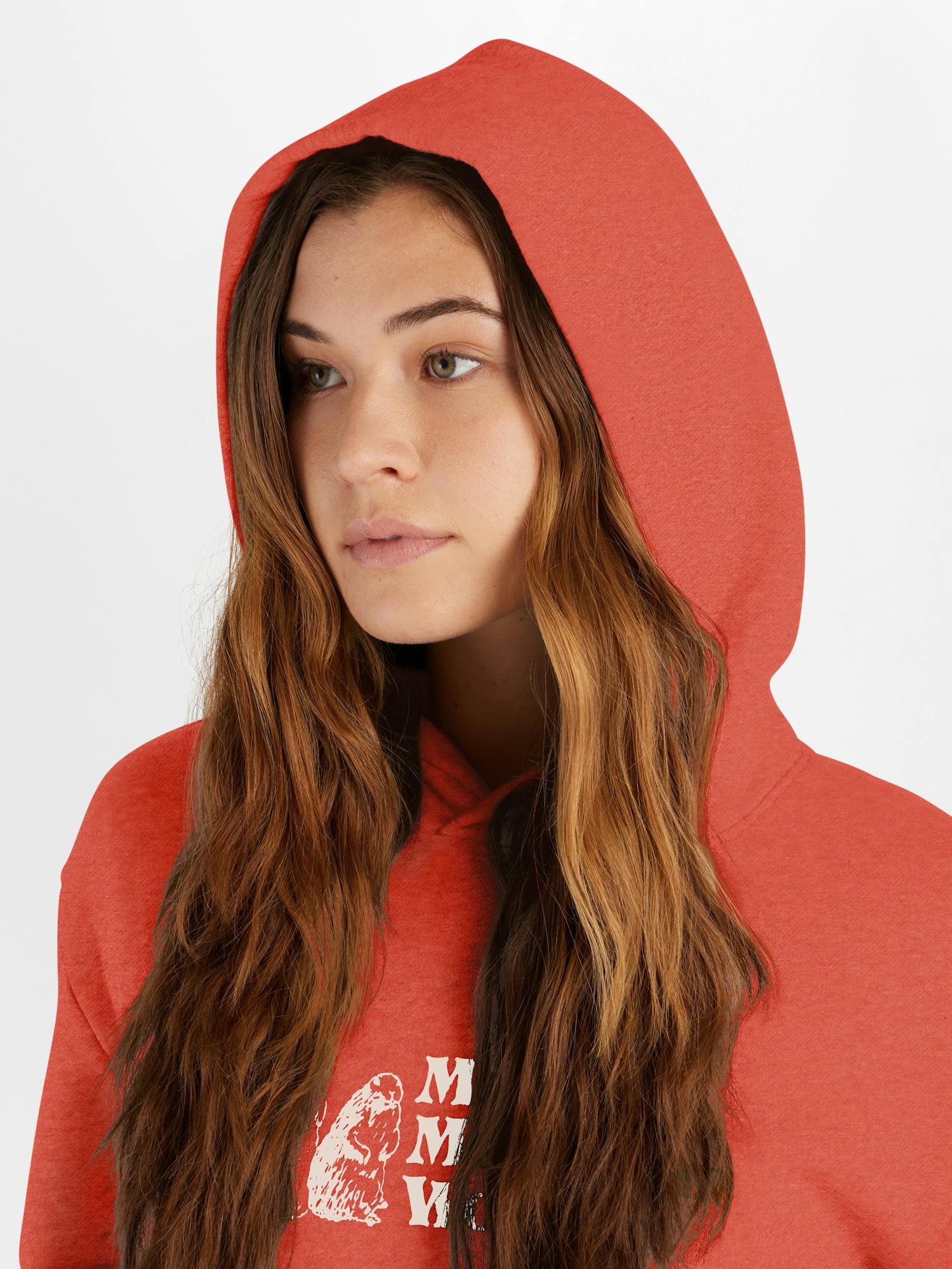 Women's Marmot Mountain Works Hoody In Grapefruit Size: XS