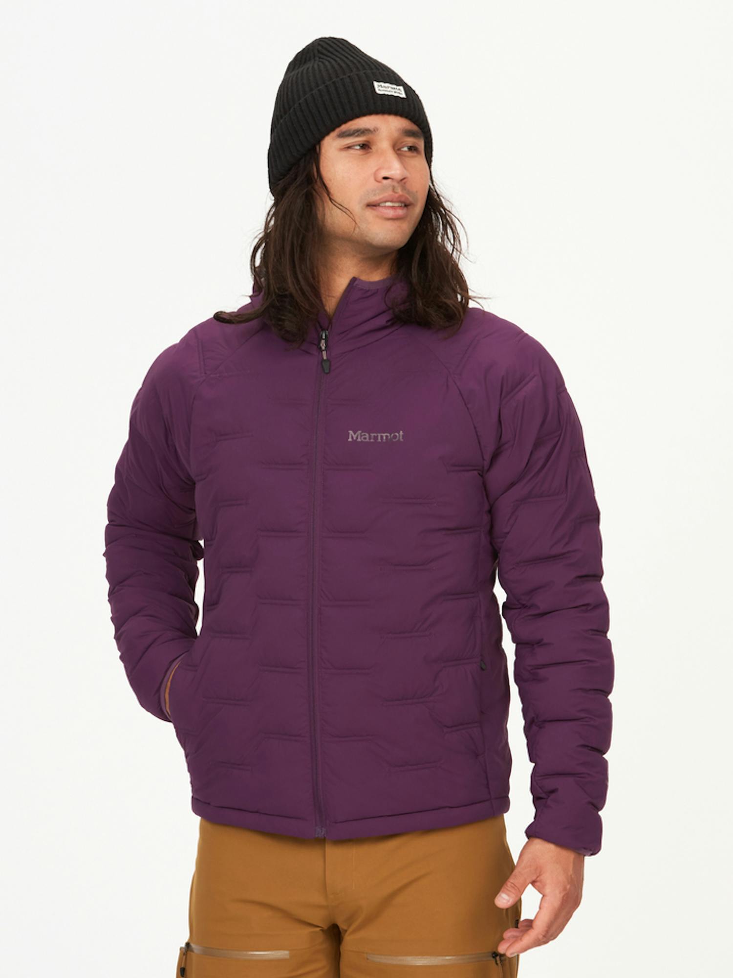 Marmot Men's WarmCube™ Active Novus Hoody In Purple Fig Size: 2XL