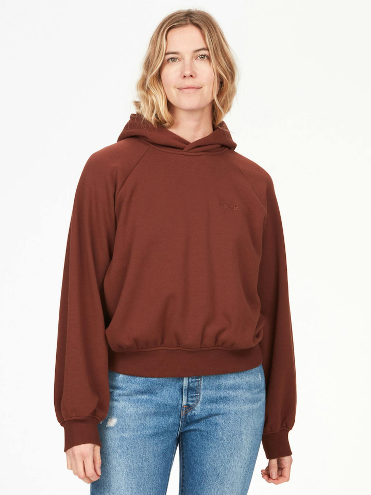 Marmot Women's Rowan Relaxed Hoody In Chocolate Size: XS