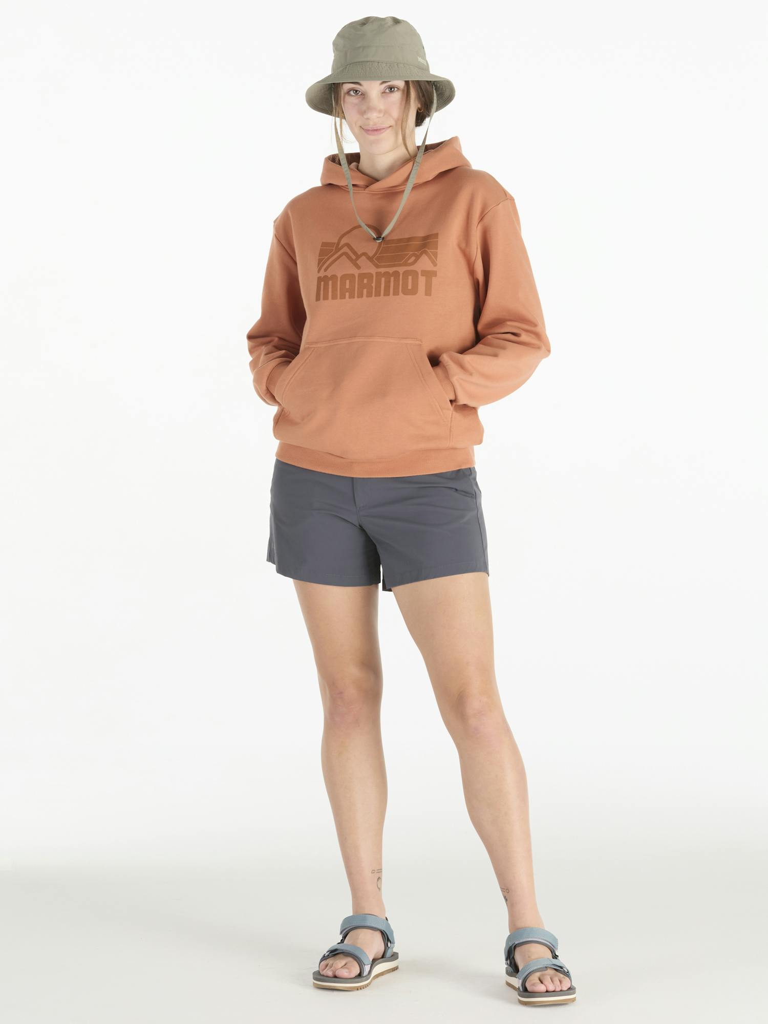 Marmot Women's Coastal Hoody In Sunburn Size: Medium