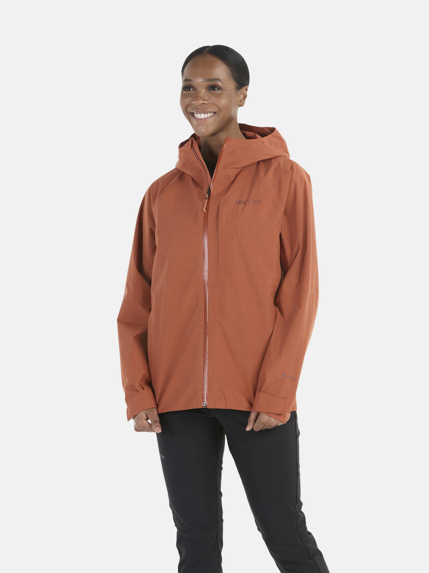 Marmot Women's Waypoint Gore-Tex® Rain Jacket In Auburn Size: Large