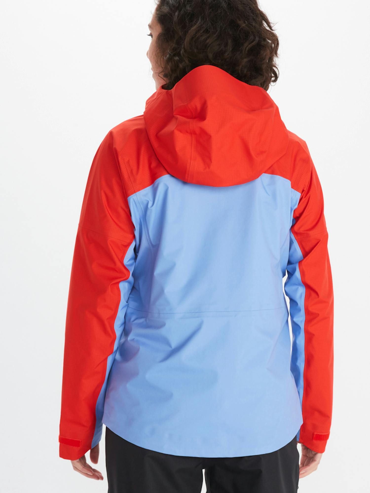 Marmot Women's GORE-TEX® Mitre Peak Waterproof Jacket In Victory Red/Getaway Blue Size: Small