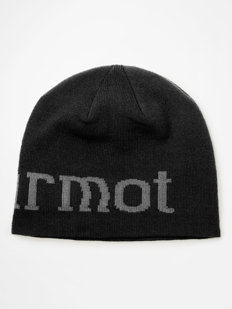 Marmot Summit Skullcap Beanie In Black/Steel Onyx