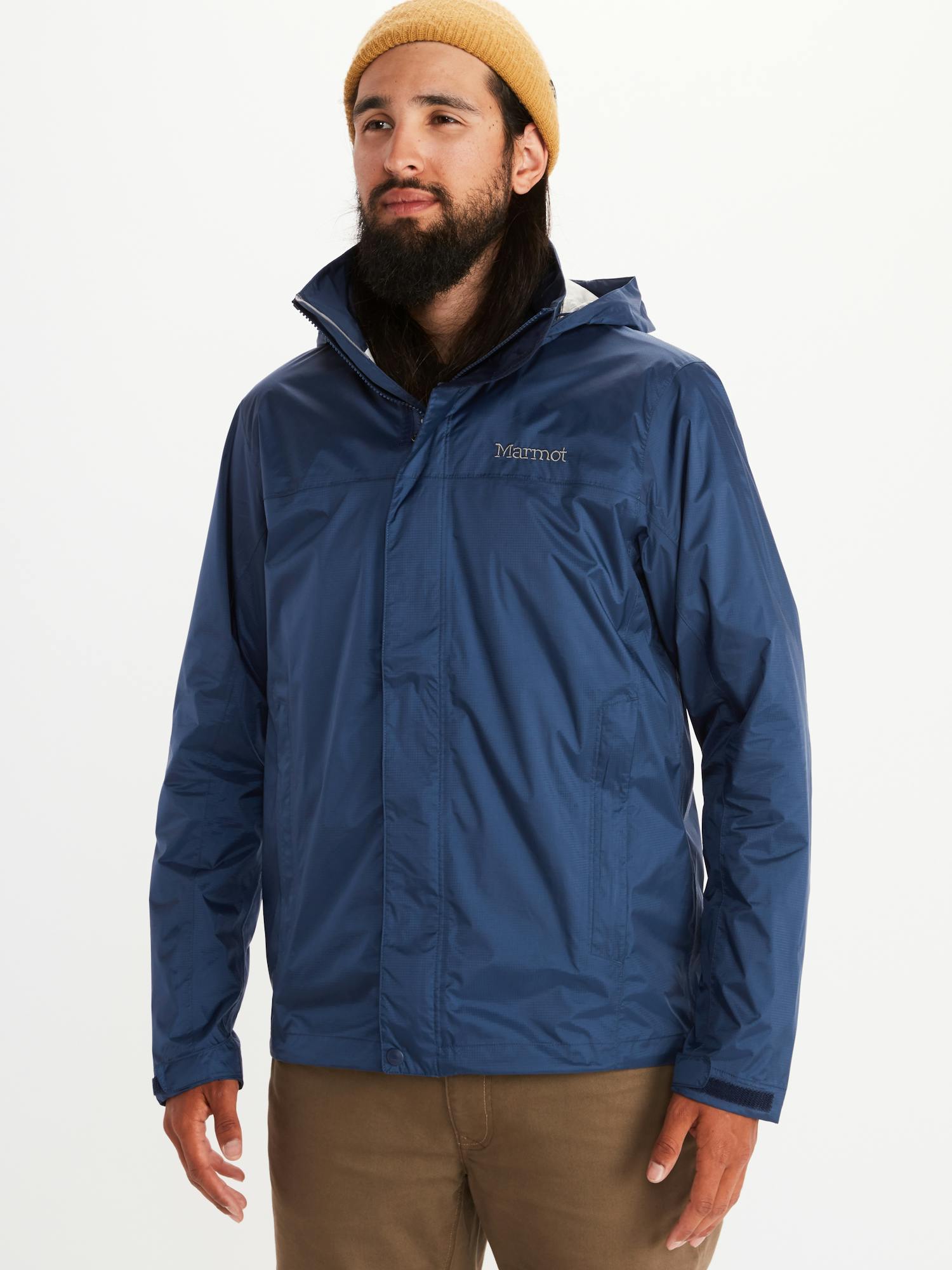 Marmot Men's PreCip® Eco Rain Jacket In Arctic Navy Size: XL