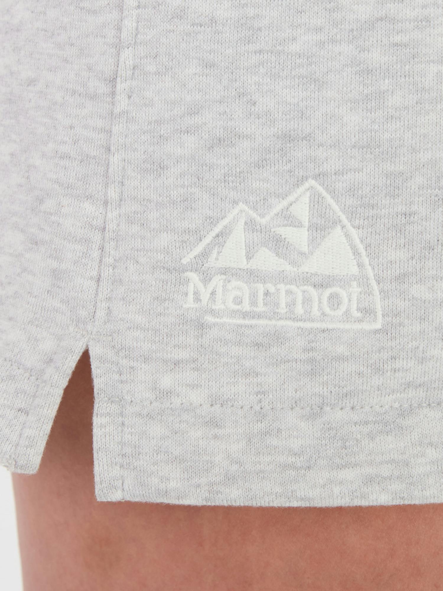 Marmot Women's Peaks Short In Light Grey Heather Size: Large