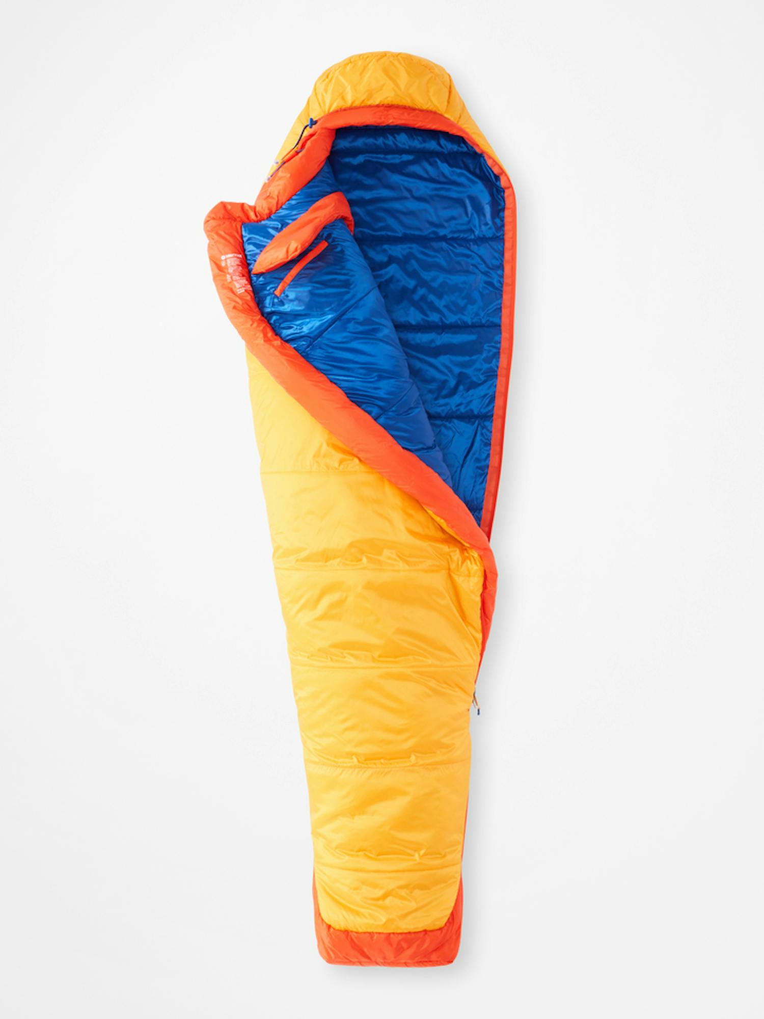 Marmot Kids' Trestles Elite Eco 30° Sleeping Bag In Solar/Red Sun Size: Left Zipper