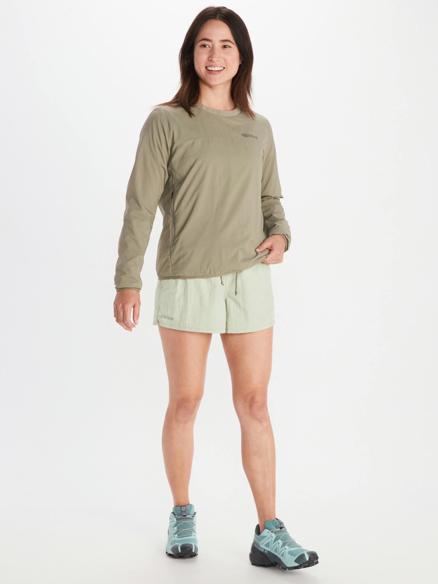 Marmot Women's Alt HB Pullover (2023) In Vetiver Size: Medium