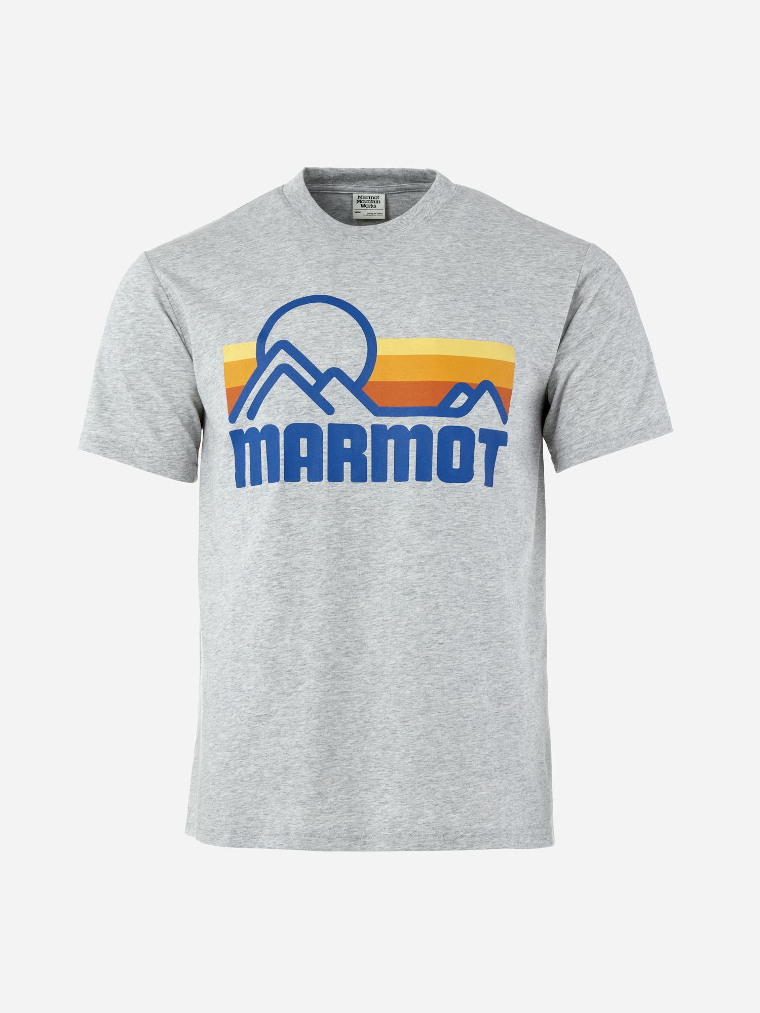 Marmot Men's Coastal Short-Sleeve T-Shirt In Light Grey Heather Size: 2XL