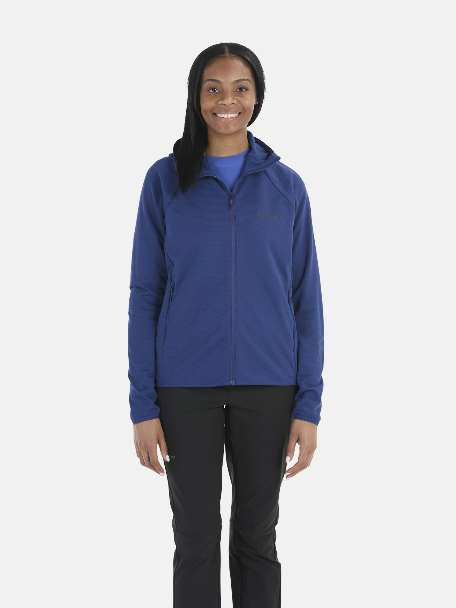 Marmot Women's Leconte Full-Zip Fleece Hoody In Twilight Blue Size: Small