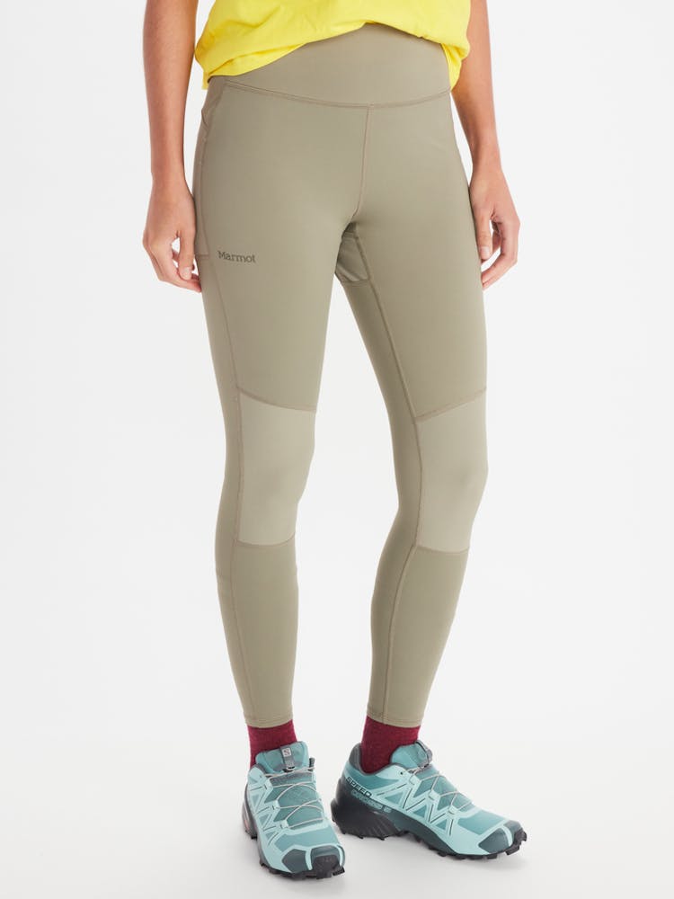 Marmot Women's Rock Haven UPF 50 Hybrid Tight In Vetiver Size: Large