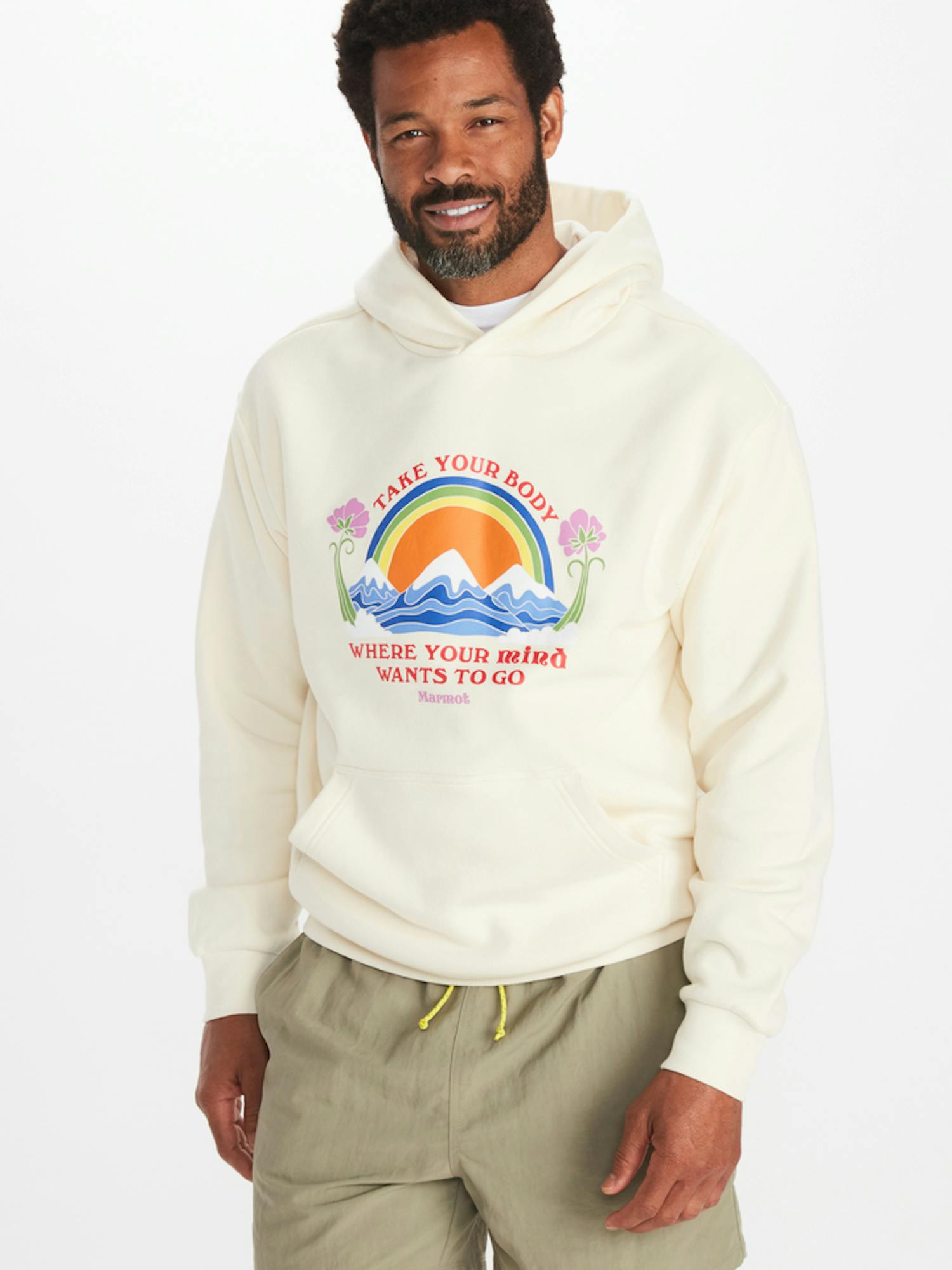 Marmot Mental Health Heavyweight Hoody In Papyrus Size: 2XL