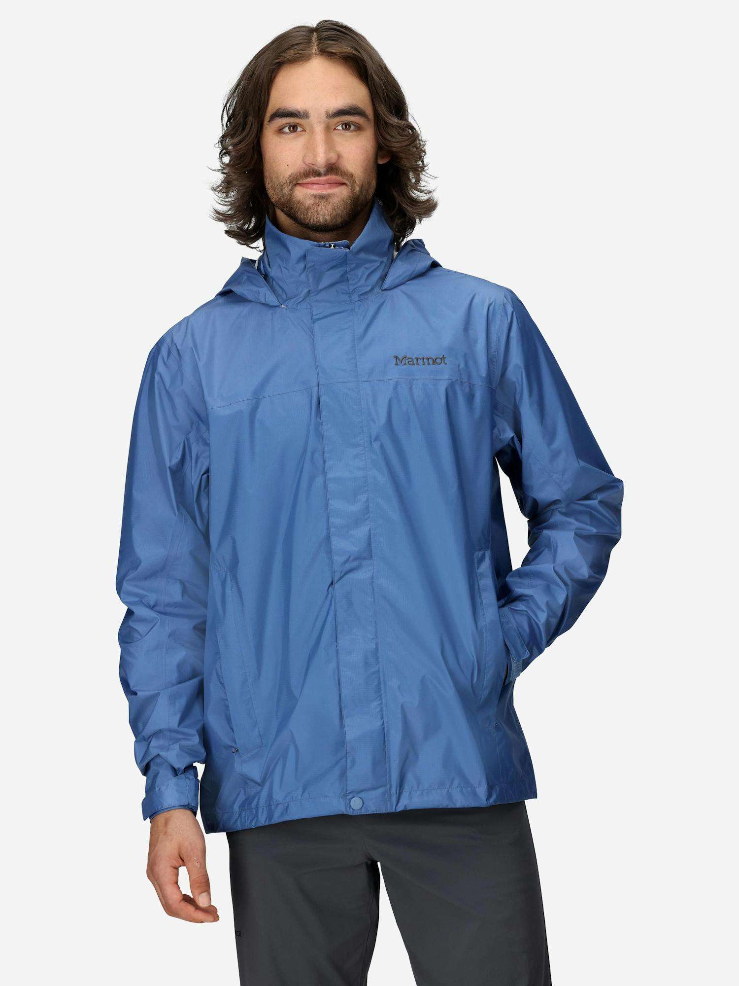 Marmot Men's PreCip® Eco Rain Jacket In Arctic Navy Size: XL