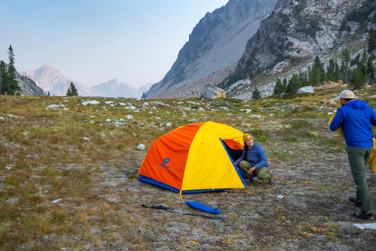 tent setup