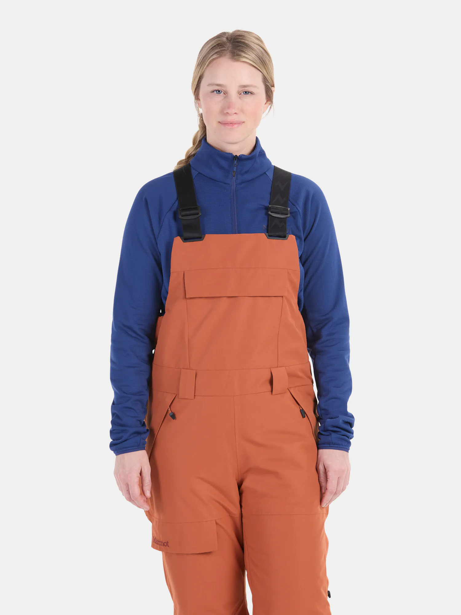 Marmot Women's Glades Insulated Bib in Auburn