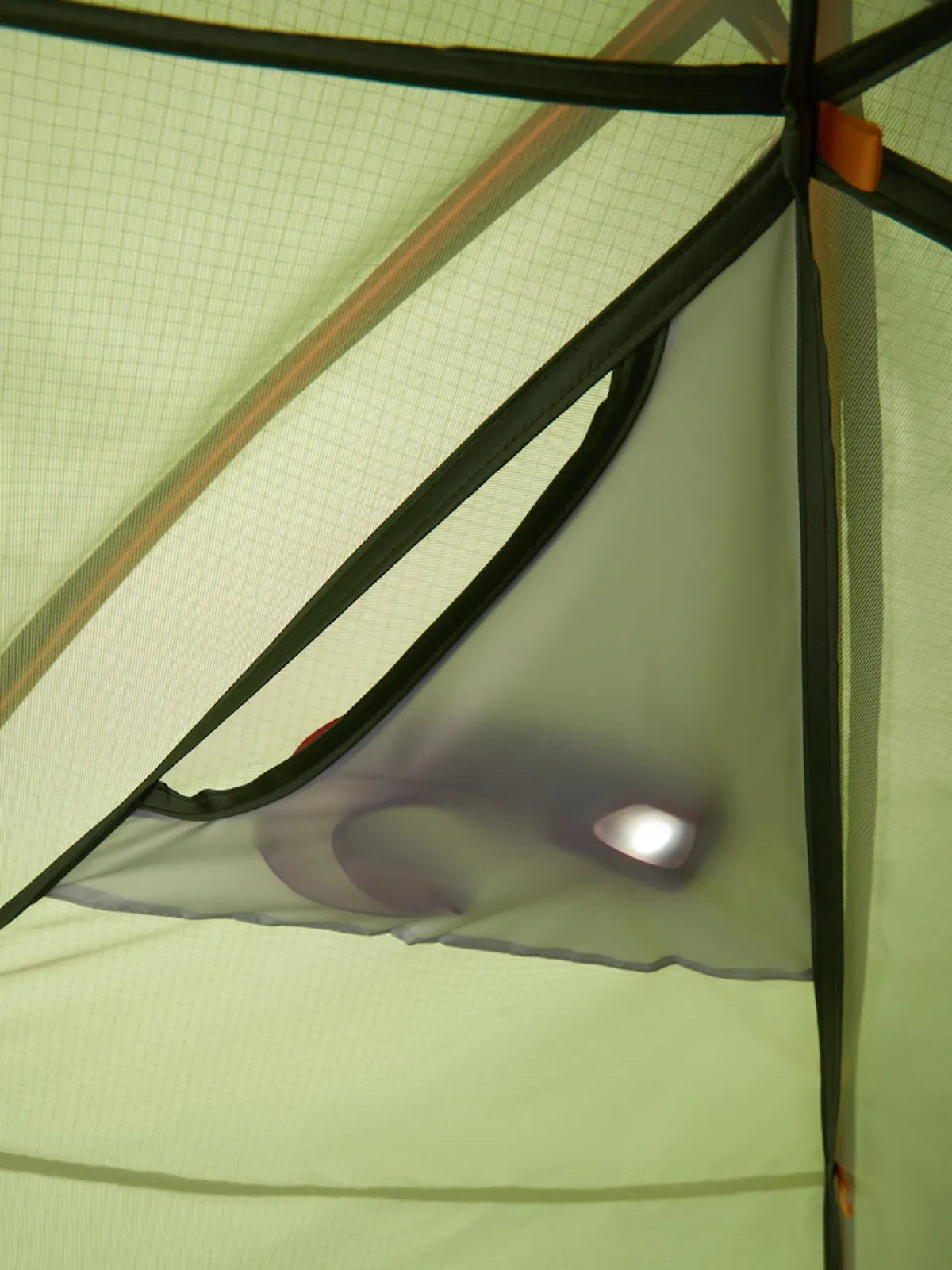 Marmot tent with interior pocket for gear organizing