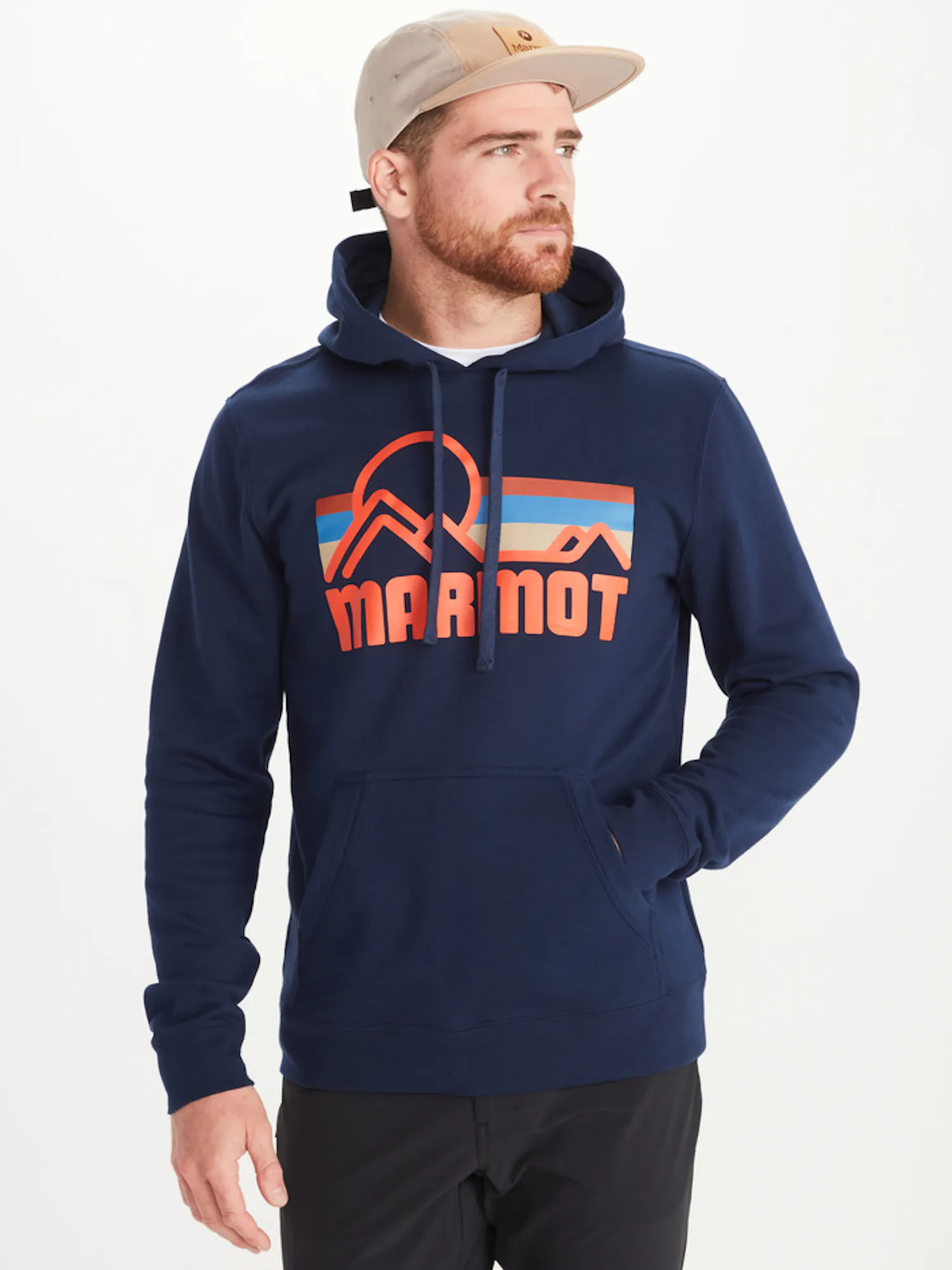 Marmot Men's Coastal Hoody in Arctic Navy | Fleece