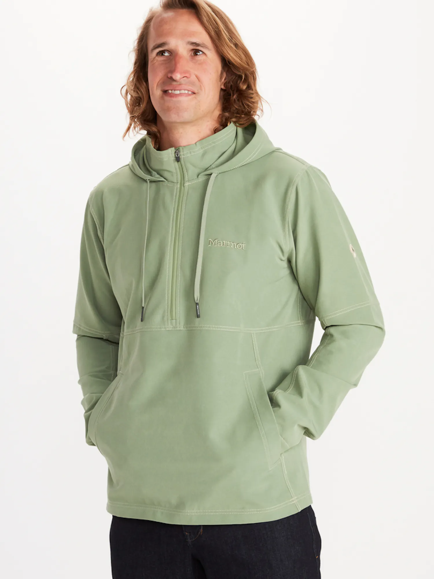 Marmot Men's Andino Pullover in Laurel Green
