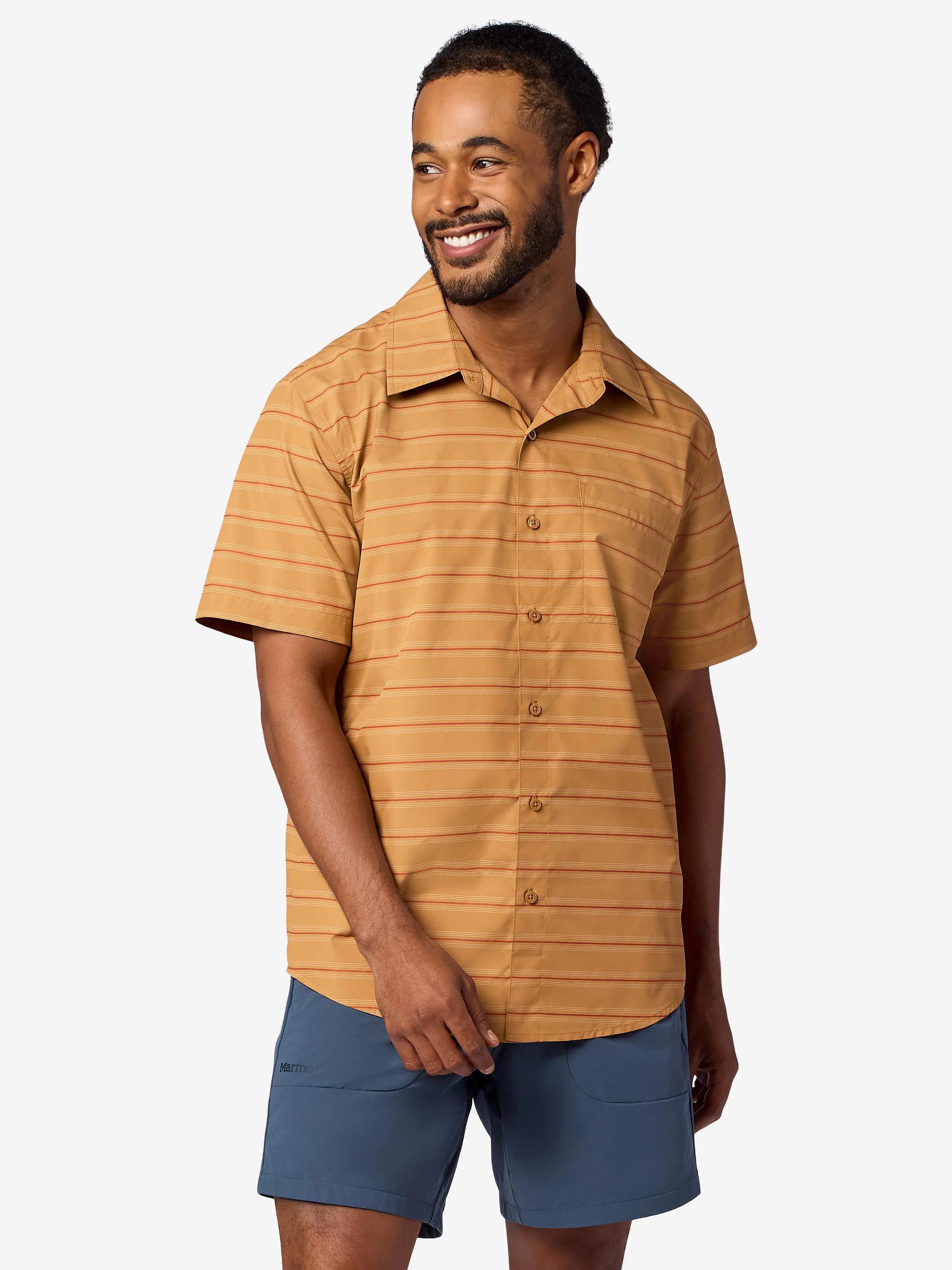 Desert Khaki Slight Stripe