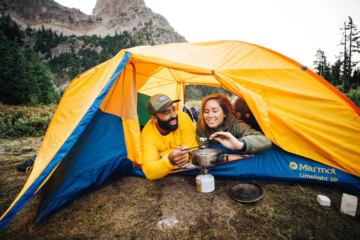 tent setup